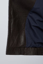 Мужская кожаная куртка из натуральной кожи с воротником 0901228-2
